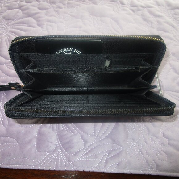 Beverly Hills Polo Club Zip Around Wallet (Black) - NWT - Picture 5 of 5